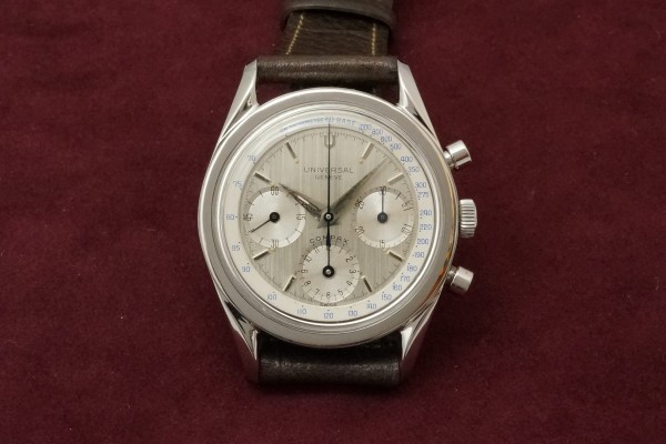 UNIVERSAL GENEVE COMPAX クロノグラフ（ユニバーサル／1960s)の詳細写真4枚目