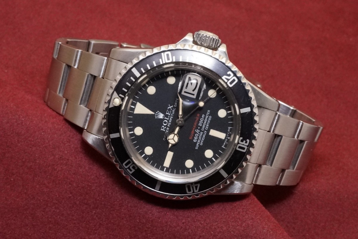 ロレックス 赤サブマリーナ Ref-1680 Mark-5（RS-02／1971年 