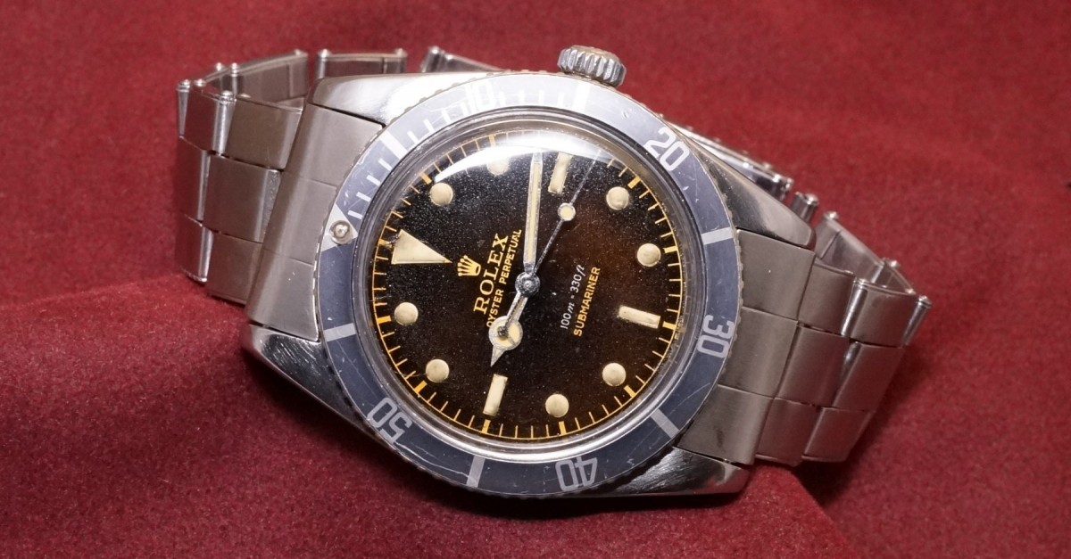 管理番号55226 ロレックス　サブマリーナ　日本語 ロレックス サブマリーナ 赤サブ MARK4 ゴースト 1680 1972年製
