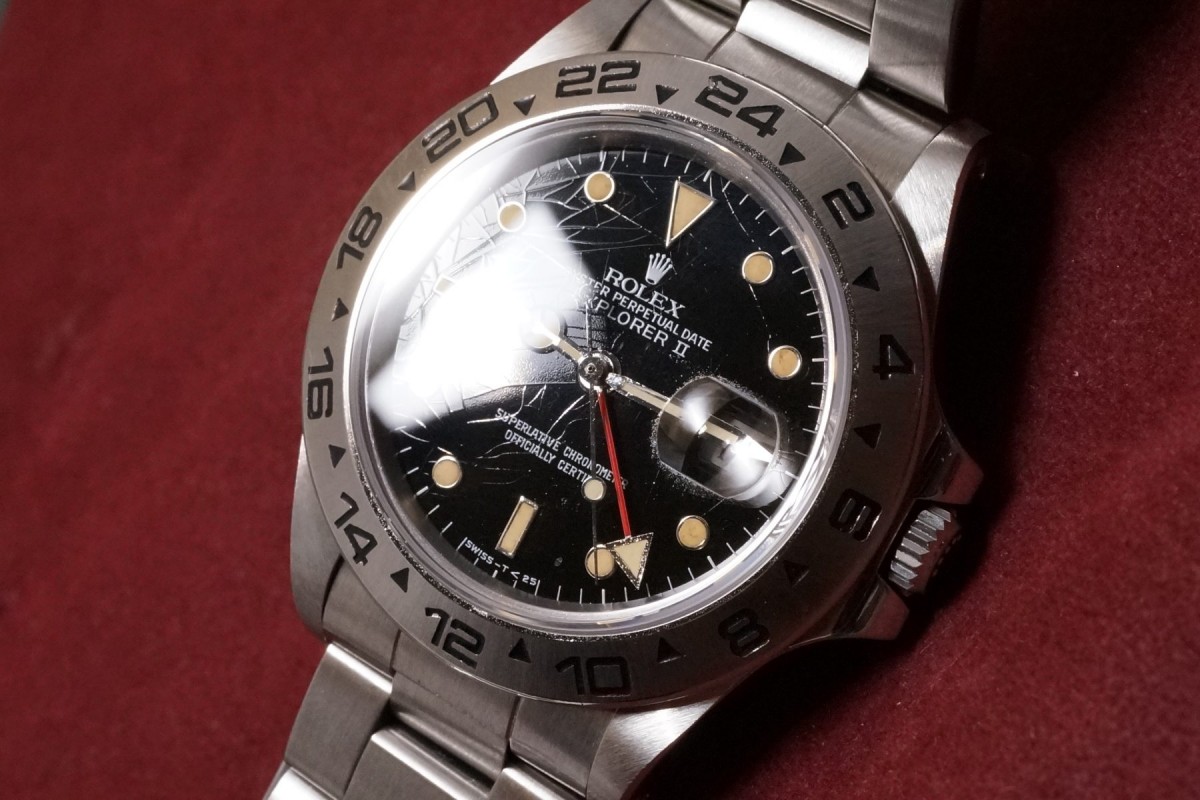ロレックス EXPLORERⅡ Ref-16550 Spider Center Split Dial（RS