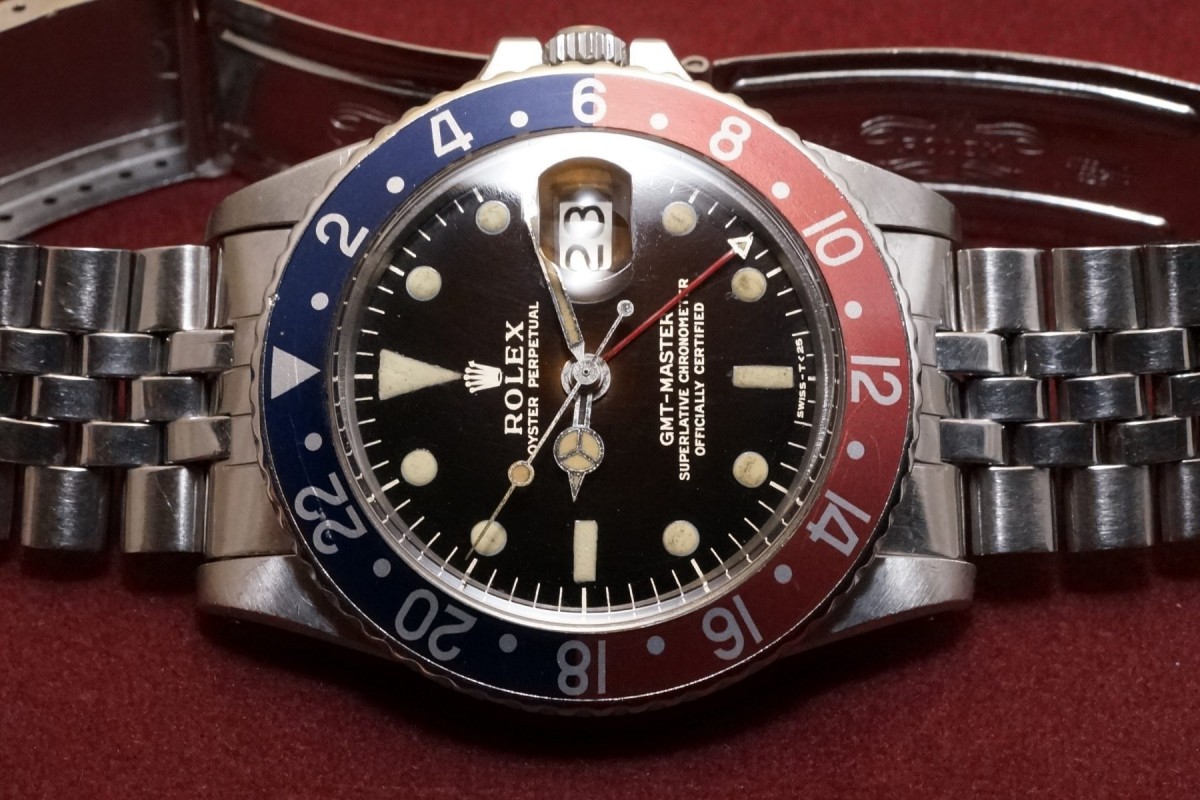 ロレックス GMTマスター Ref-1675 Tropical Glossy Dial（RS-45／1966 
