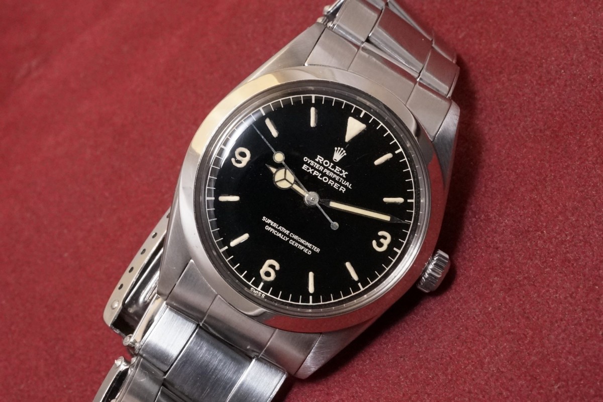 ロレックス EXPLORER Ref-1016 Chapterring Glossy Gilt Dial（RS-53