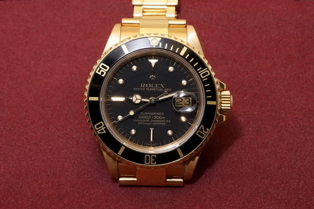 ロレックス　サブマリーナ 文字盤　16808 フジツボ Nipple ロレックス ROLEX ”K18YG無垢 フジツボ サブマリーナーRef.16808
