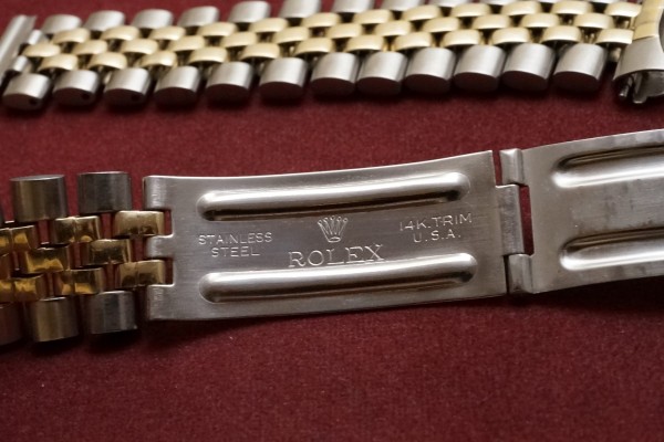 ロレックス OLD デイトジャスト Ref-6105 SS×YG（RO-22／1953年)の詳細写真8枚目