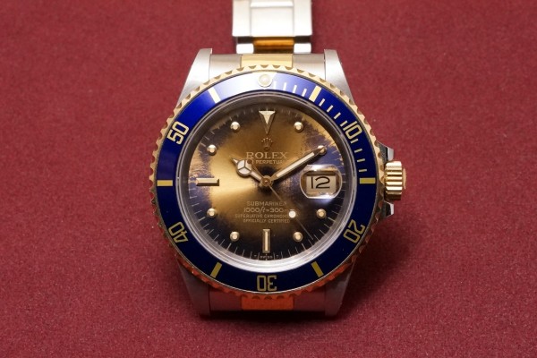 ロレックス サブマリーナ DATE Ref-16803 Blue Nipple Guarantee & Box（RS-73／1986年)の詳細写真2枚目