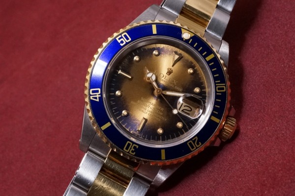 ロレックス サブマリーナ DATE Ref-16803 Blue Nipple Guarantee & Box（RS-73／1986年)の詳細写真3枚目