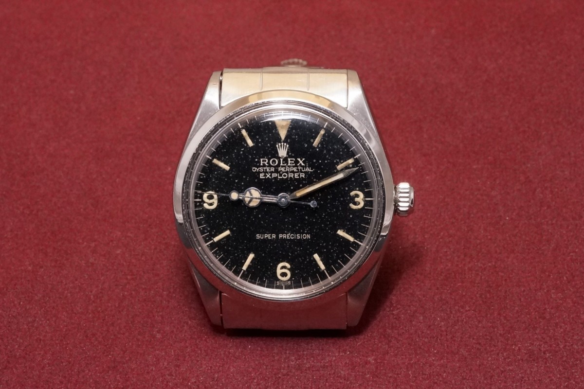 ロレックス 純正ベゼル 5500 ロレックス Ref-5500 Air-King BlueGley Dial Near-Mint!（RO-65