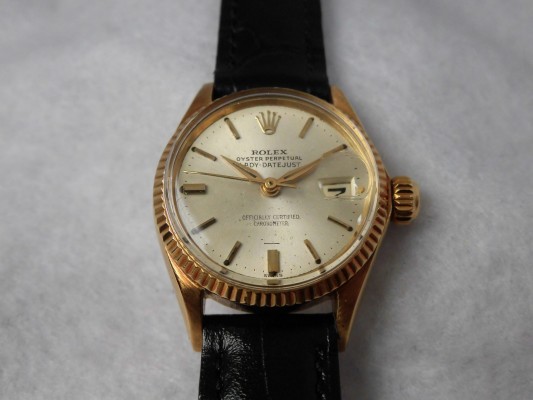 レディース ロレックス OYSTER PERPETUAL LADY-デイトジャスト Ref.6517（LR-19／1963年)の詳細写真4枚目