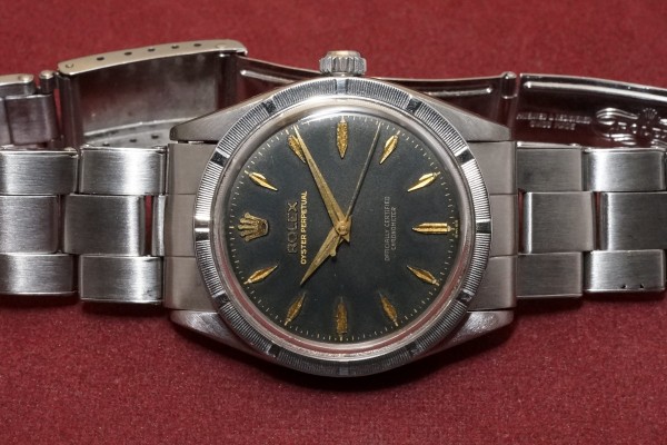 ロレックス PERPETUAL Ref-6569 Black Gilt（RO-25／1957年)の詳細写真4枚目