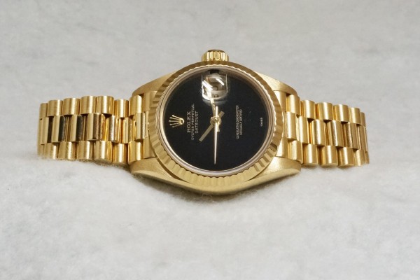 レディース ロレックス 69178 ONYX Dial 18KYG（LLR-01／1990年)の詳細写真3枚目