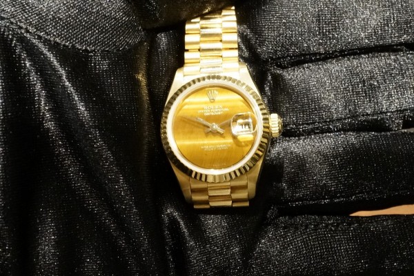 レディース ロレックス 69178 Tiger Eye dial 18KYG（LLR-02／1991年)の詳細写真7枚目