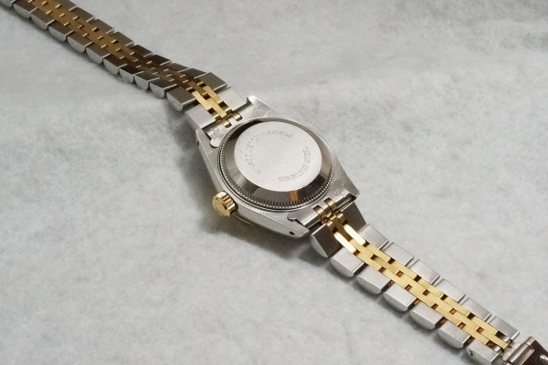 レディース ロレックス 69173 Tiger Eye Dial SS×YG（LLR-04／1986年)の詳細写真8枚目