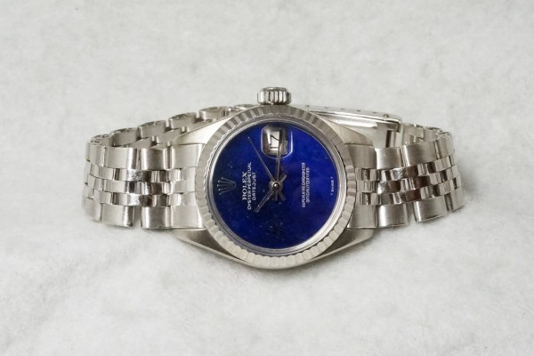 レディース ロレックス 6917 Lapis lazulI  18KWG（LLR-07／1974年)の詳細写真3枚目