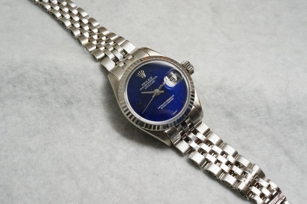 レディース ロレックス 6917 Lapis lazulI  18KWG（LLR-07／1974年)の詳細写真7枚目