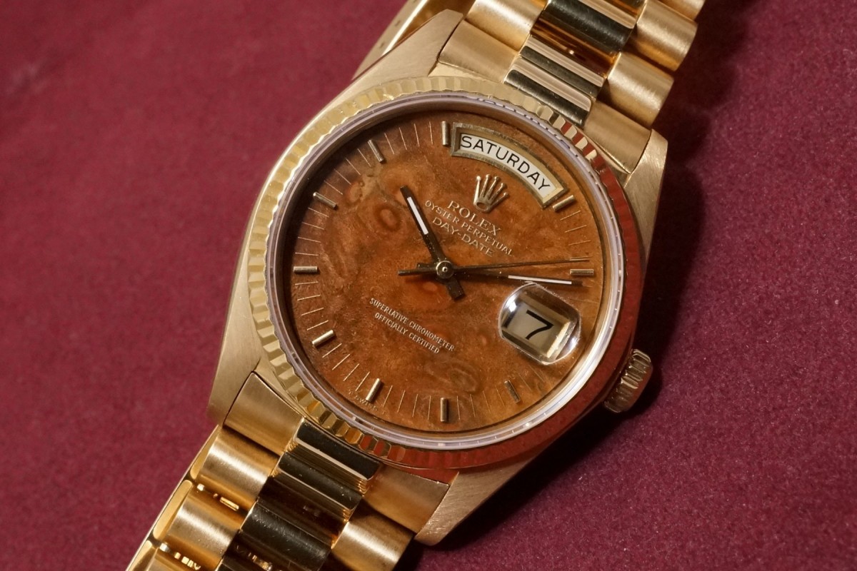 ロレックス デイデイト Ref-18038 Mahogany（RO-29／1978年 