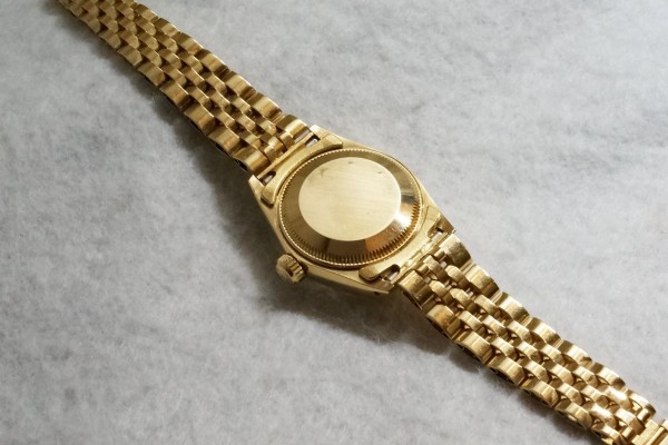 レディース ロレックス 6917 Walnut Dial 18KYG（LLR-05／1981年)の詳細写真10枚目
