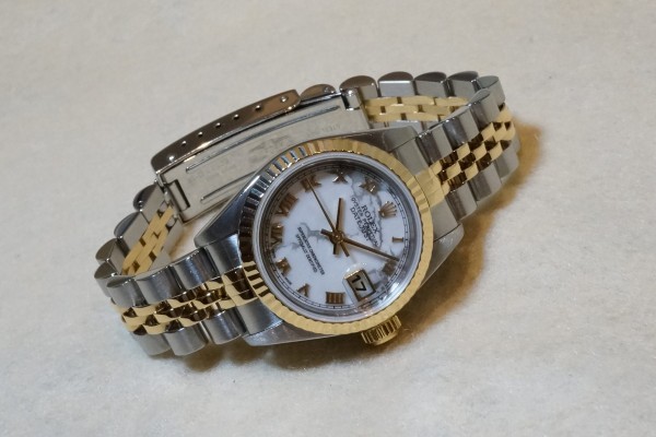 レディース ロレックス 69173 Marble Dial  SS/YG（LR-40／1996年)の詳細写真1枚目