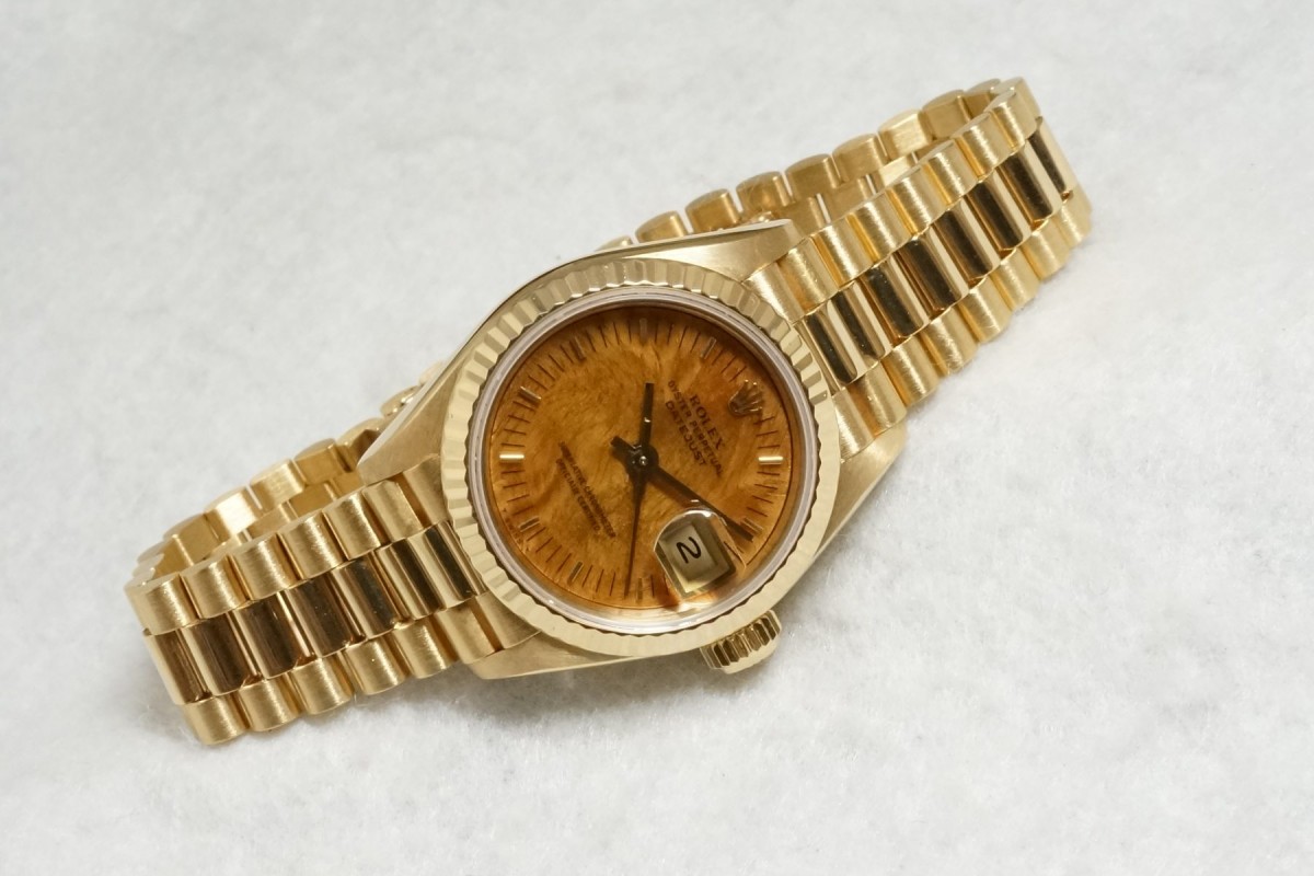 レディース ロレックス 69178 Birch Dial 18KYG(LLR-08/1988年)