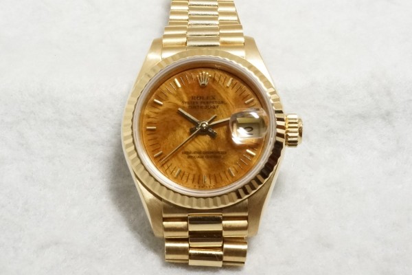 レディース ロレックス 69178 Birch Dial 18KYG（LLR-08／1988年)の詳細写真3枚目