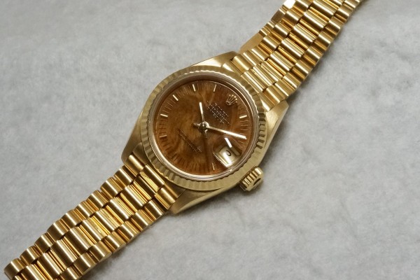 レディース ロレックス 69178 Birch Dial 18KYG（LLR-08／1988年)の詳細写真4枚目