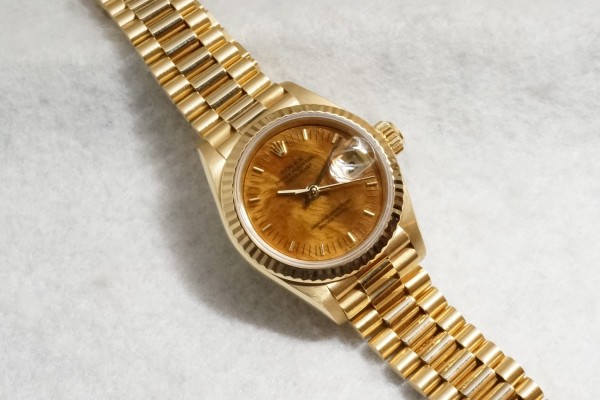 レディース ロレックス 69178 Birch Dial 18KYG（LLR-08／1988年)の詳細写真8枚目