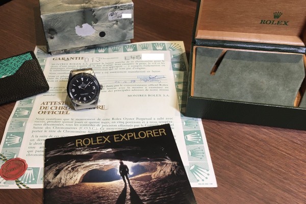 ロレックス EXPLORER Ref-1016 Ser-L Guarantee（RS-14／1989年)の詳細写真11枚目