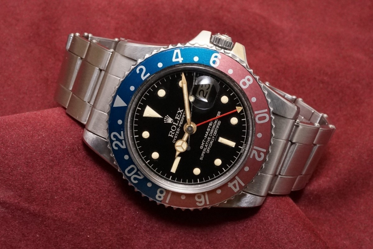 ROLEX 1675 GMT MASTER ベゼル インサート 貴重 希少