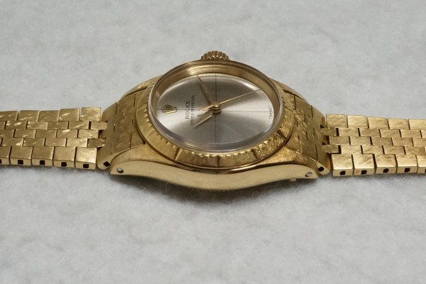 レディース ロレックス 6615 Zephyr Dial 18kyg（LR-35／1968年)の詳細写真4枚目