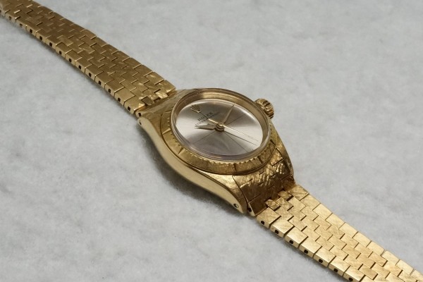 レディース ロレックス 6615 Zephyr Dial 18kyg（LR-35／1968年)の詳細写真6枚目