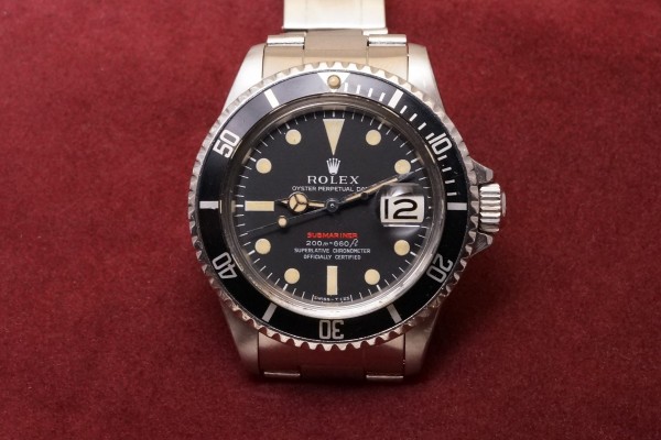 ロレックス  赤サブマリーナ Ref-1680 Mark-2 Dial（RS-45／1969年)の詳細写真2枚目
