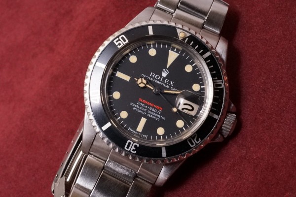 ロレックス  赤サブマリーナ Ref-1680 Mark-2 Dial（RS-45／1969年)の詳細写真3枚目