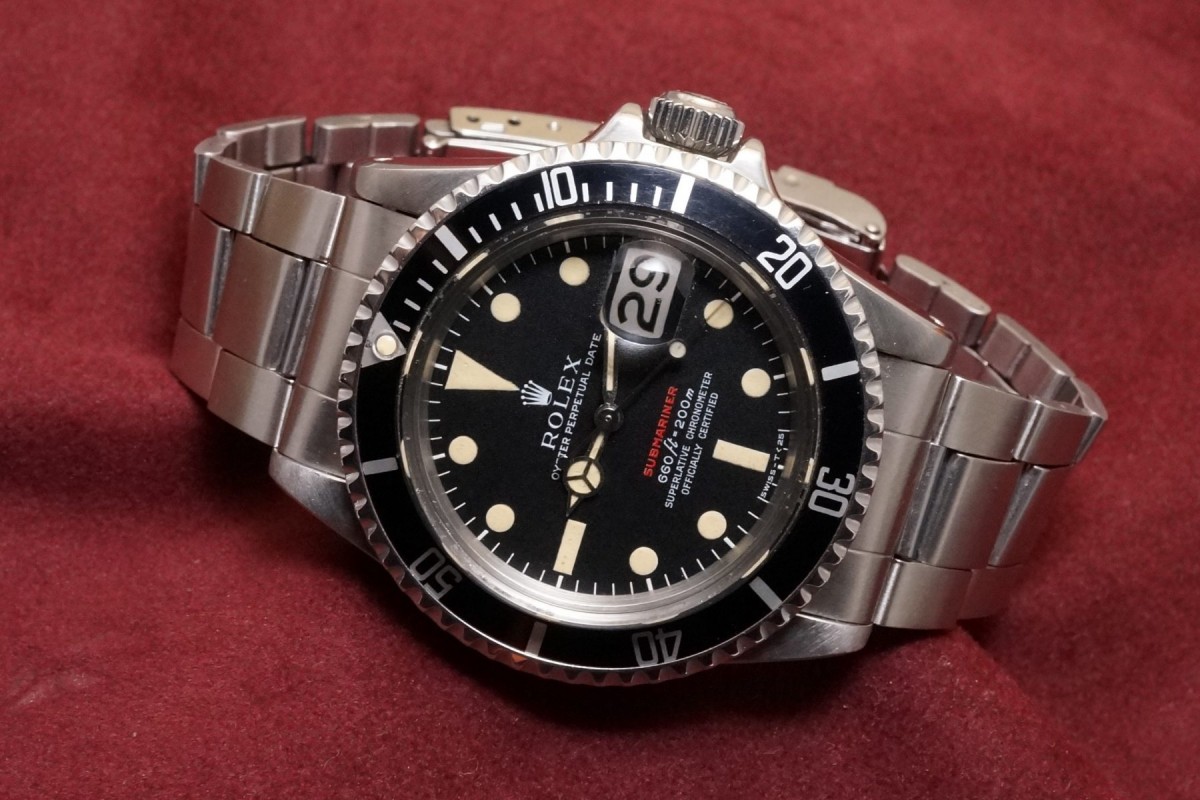 ロレックス 赤サブマリーナ Ref-1680 Mark-4(RS-48/1970年)