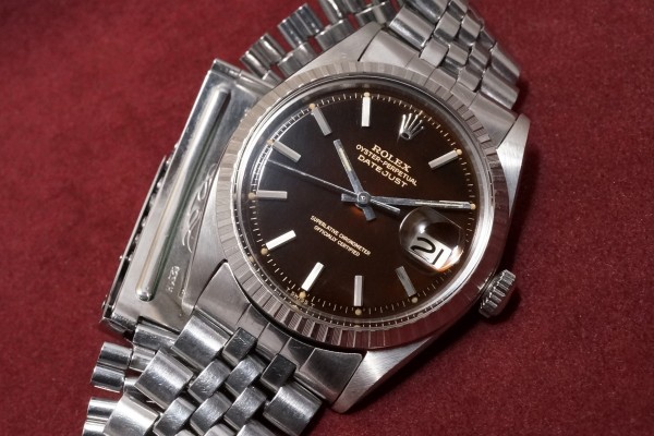 ロレックス デイトジャスト Ref-1603 Tropical Glossy Dial（RO-101／1967年)の詳細写真3枚目