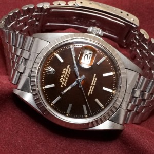 ロレックス デイトジャスト Ref-1603 Tropical Glossy Dial