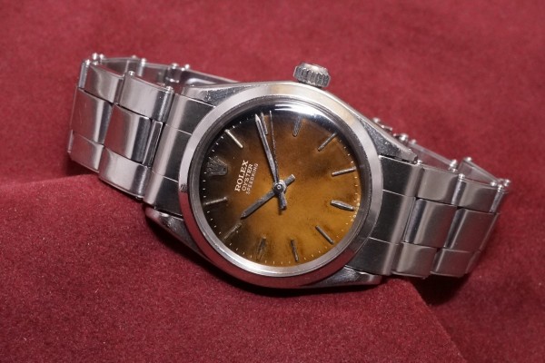 ロレックス OYSTER SPEEDKING Ref-6430 Tropical Glossy Dial（RO-49／1966年)の詳細写真1枚目