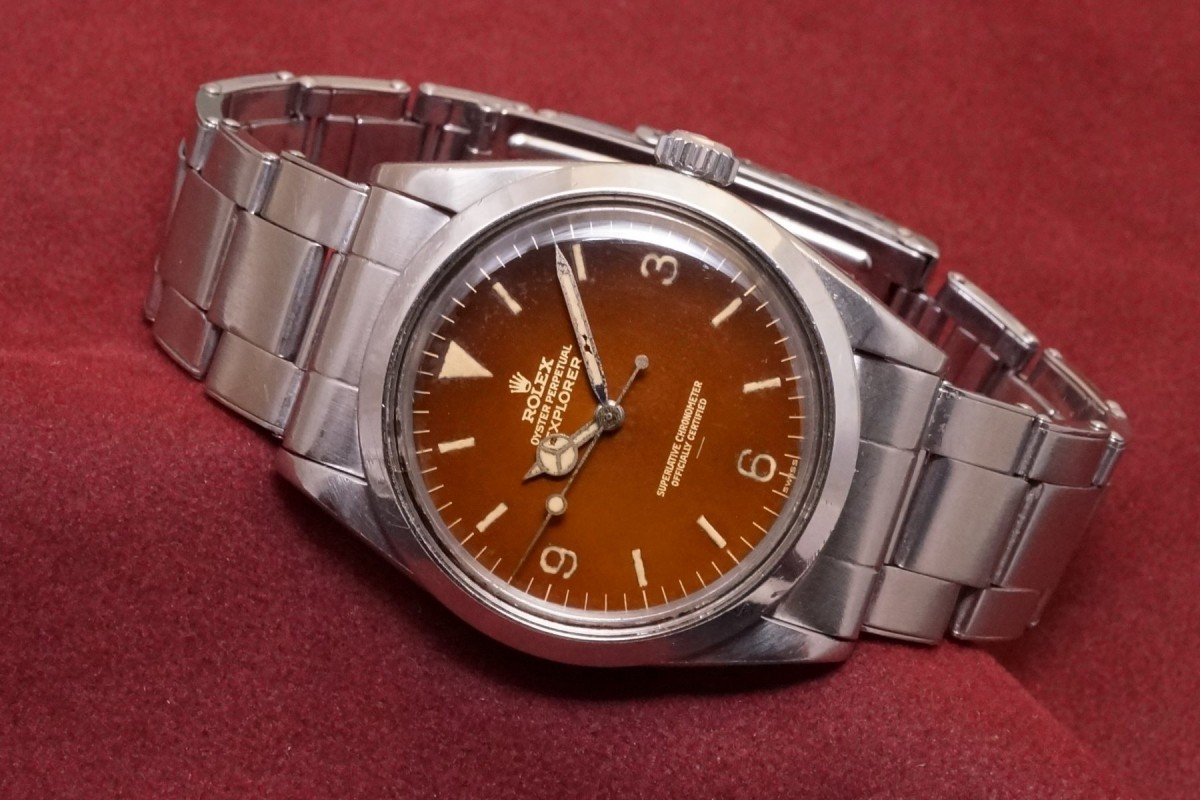 ロレックス EXPLORER Ref-1016 Tropical Underline Dial（RS-14