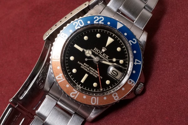 ロレックス GMTマスター Ref-1675 Chapterring Gilt Gloss Dial（RS-113／1960年)の詳細写真3枚目