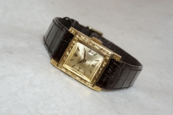 レディース ロレックス Ref.9777 18KYG  PRECISION（LR-37／1963年)の詳細写真2枚目