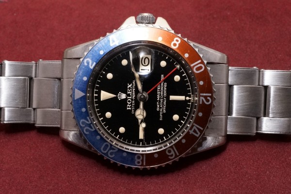 ロレックス GMTマスター Ref-1675 Chapterring Gilt Glossy Dial（RS-114／1961年)の詳細写真4枚目