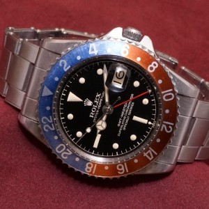 ロレックス GMTマスター Ref-1675 Chapterring Gilt Glossy Dial