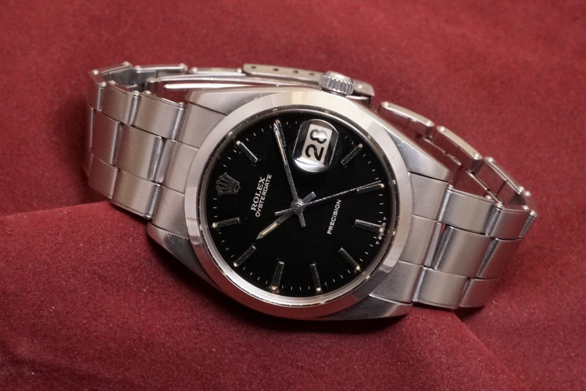 ロレックス OYSTER DATE Ref-6694 Gilt/Gloss Dial(RO-118/1967年)