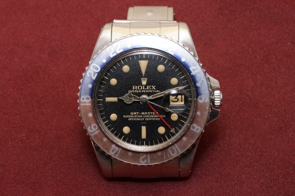ロレックス GMTマスター Ref-1675 Radial Underline Gilt/Gloss Dial PCG Case（RS-03／1963年)の詳細写真2枚目