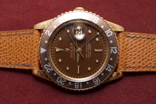 ロレックス GMTマスター Ref-1675/8 Glossy Brown Nipple Dial（RS-119／1966年)の詳細写真4枚目