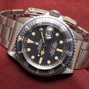 ロレックス 赤サブマリーナ Ref-1680 Mark-5 Patina Dial