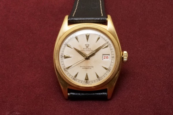 ロレックス OLD デイトジャスト Ref-6105YG（RS-07／1952年)の詳細写真2枚目