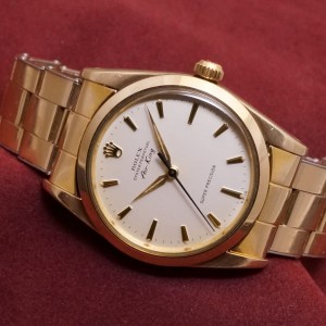 ロレックス Air-King Ref-5516 Cream Dial