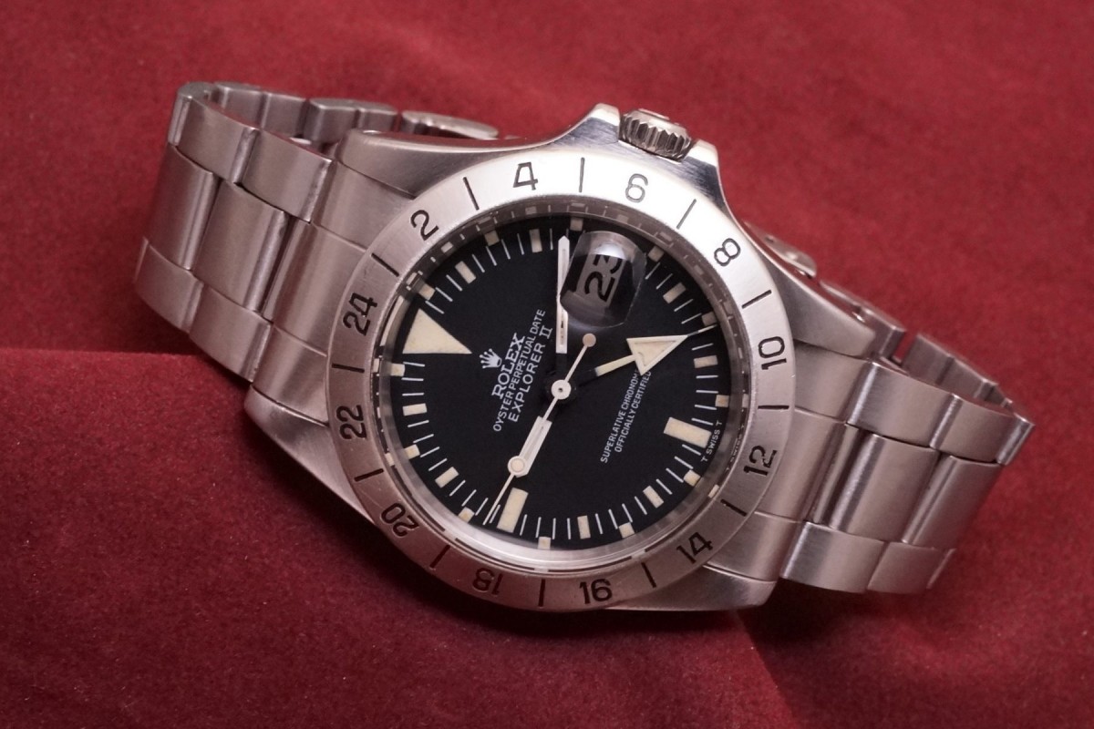 ロレックス EXPLORERⅡ Ref-1655 Mark2 Dial & Bezel Albino