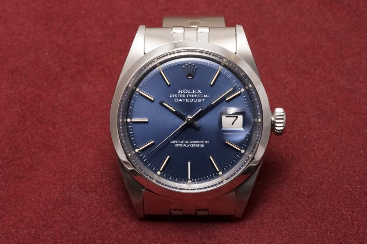 ロレックス デイトジャスト Ref-1600 Blue Dial（RO-124／1971年