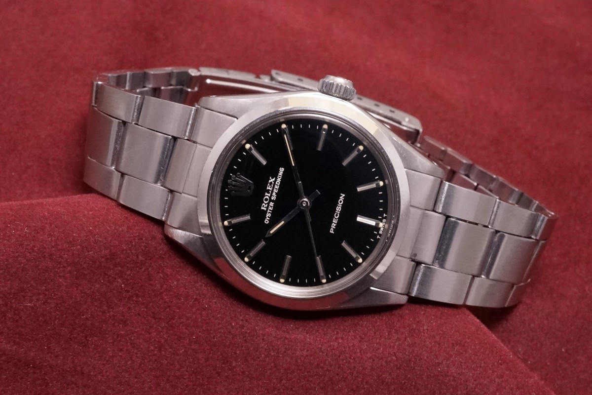 ロレックス OYSTER SPEEDKING Ref-6430 Gilt Glossy Dial（RO