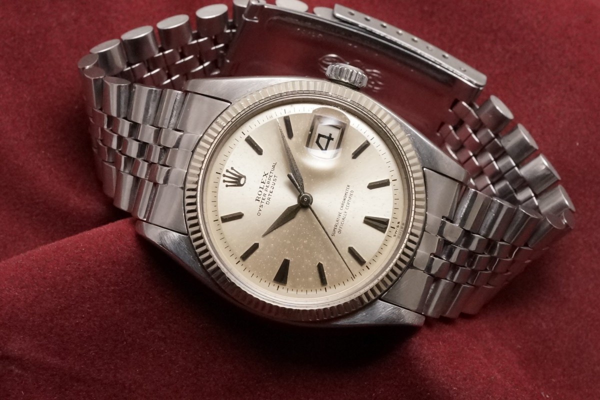 ロレックス デイトジャスト Ref-6605 SS×WG(RO-01/1959年)
